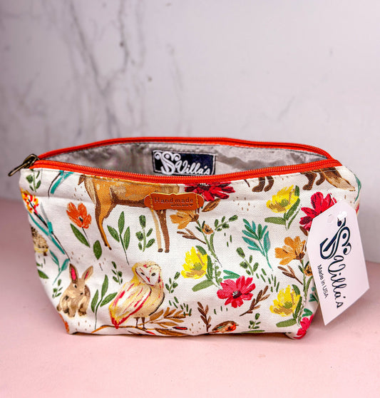 handmade cosmetic bag